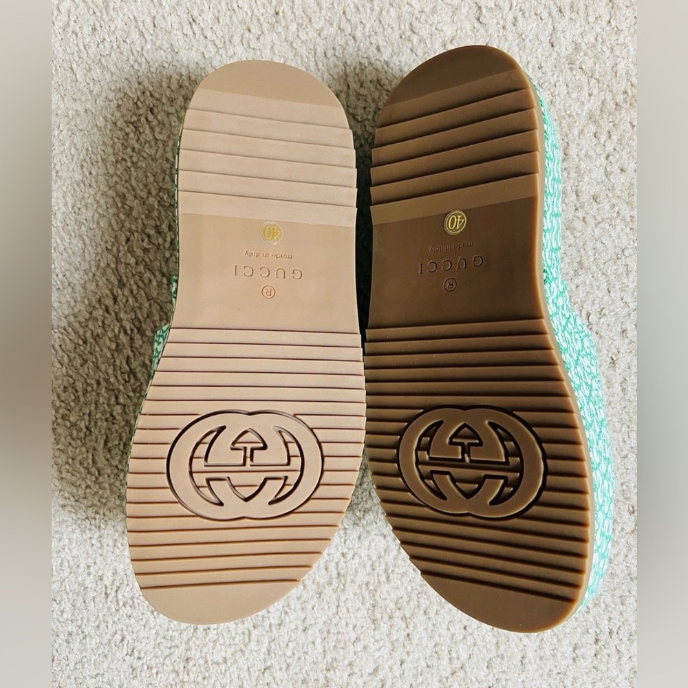 Gucci Angelina GG Logo Platform Slide Sandal - Picture 3 of 3